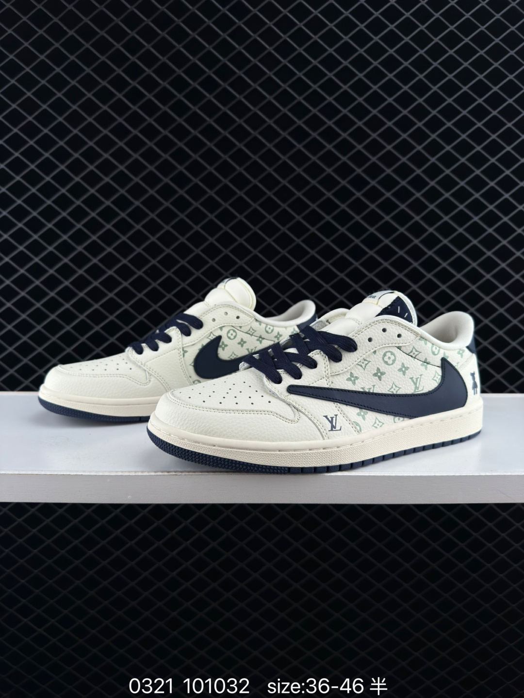 fragment design x Travis Scott x Nike Air Jordan 1 Low OG SP”Black/Green Toe“